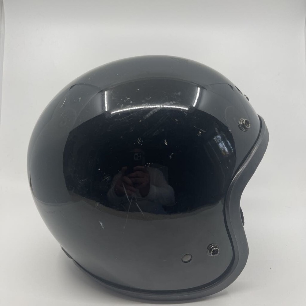Fulmer AF-20 Motorcycle Helmet‎ Adult Large Black Good Open Face DOT Approved - Picture 8 of 10